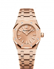 AP 愛彼 ROYAL OAK Royal Oak Mini Frosted Gold Quartz