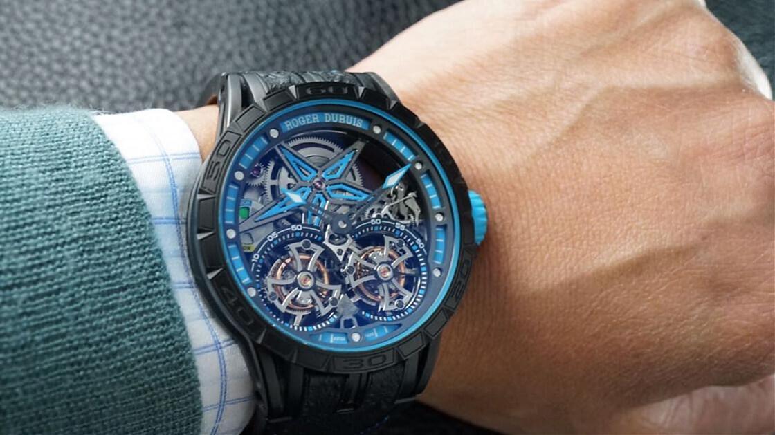 ROGER DUBUIS - [SIHH]千金不換！羅杰杜彼Excalibur用F1優勝輪胎皮當錶帶
