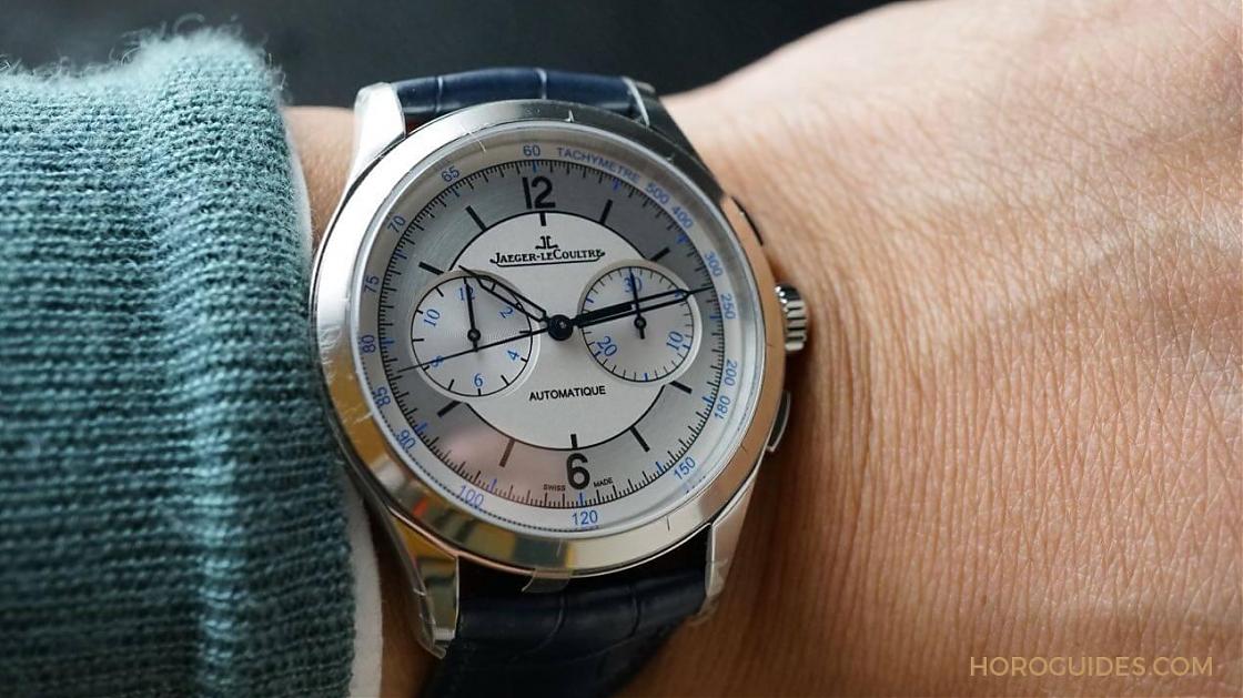 JAEGER-LECOULTRE - MASTER CONTROL - Q1538530 - 亮藍點綴的乖乖牌  積家Master Control計時碼錶