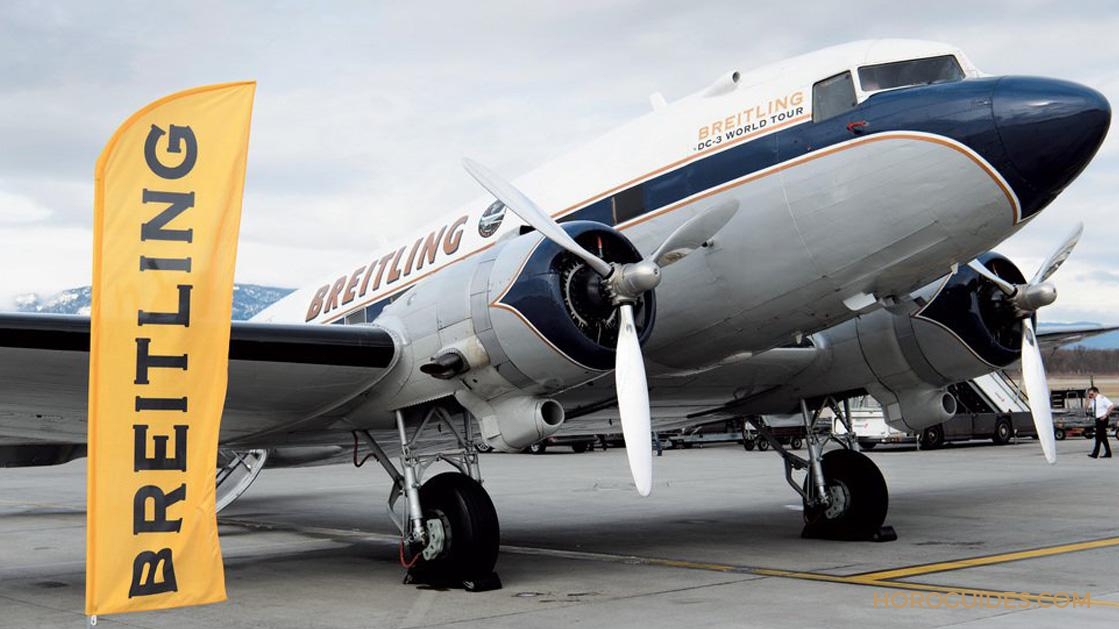 BREITLING - NAVITIMER - 航空迷注意!百年靈道格拉斯DC-3環球之旅,上海、台北與澳門都有點