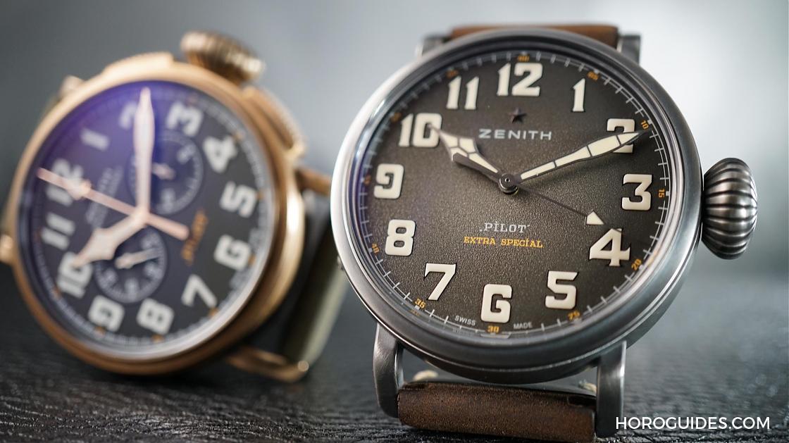 ZENITH - PILOT - 11.1940.679/91.C807 - [BASEL]不是只有大錶徑才好看：ZENITH Pilot復古四色，尺寸40mm更合戴
