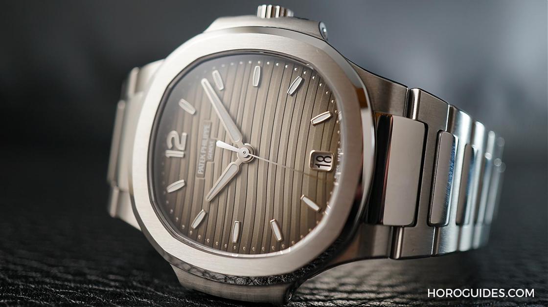 PATEK PHILIPPE - PP煙灰、銀白面35.2mm尺寸 回歸最純粹的Nautilus精神