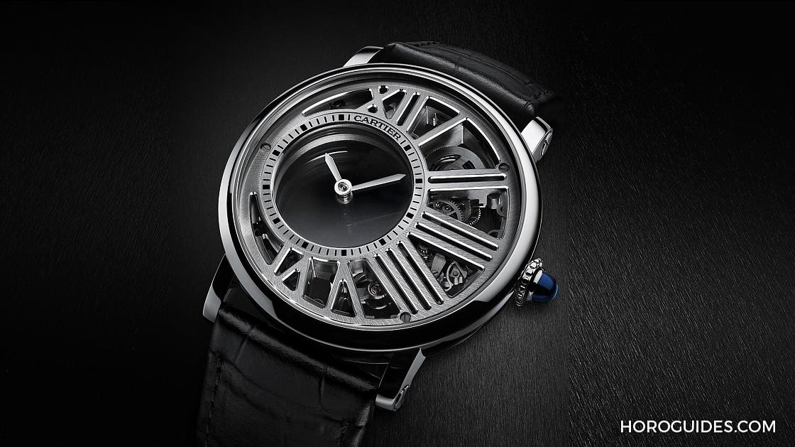 CARTIER - ROTONDE DE CARTIER - WHRO0014 - 通透視感的「神秘」技術 卡地亞Rotonde de Cartier 神秘小時鏤空錶