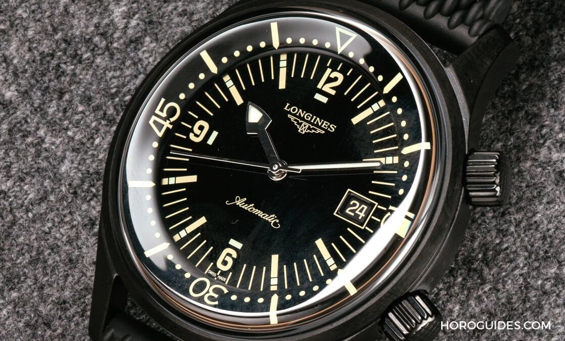 LONGINES - 浪琴表Legend Diver復刻潛水錶，黑得更有型