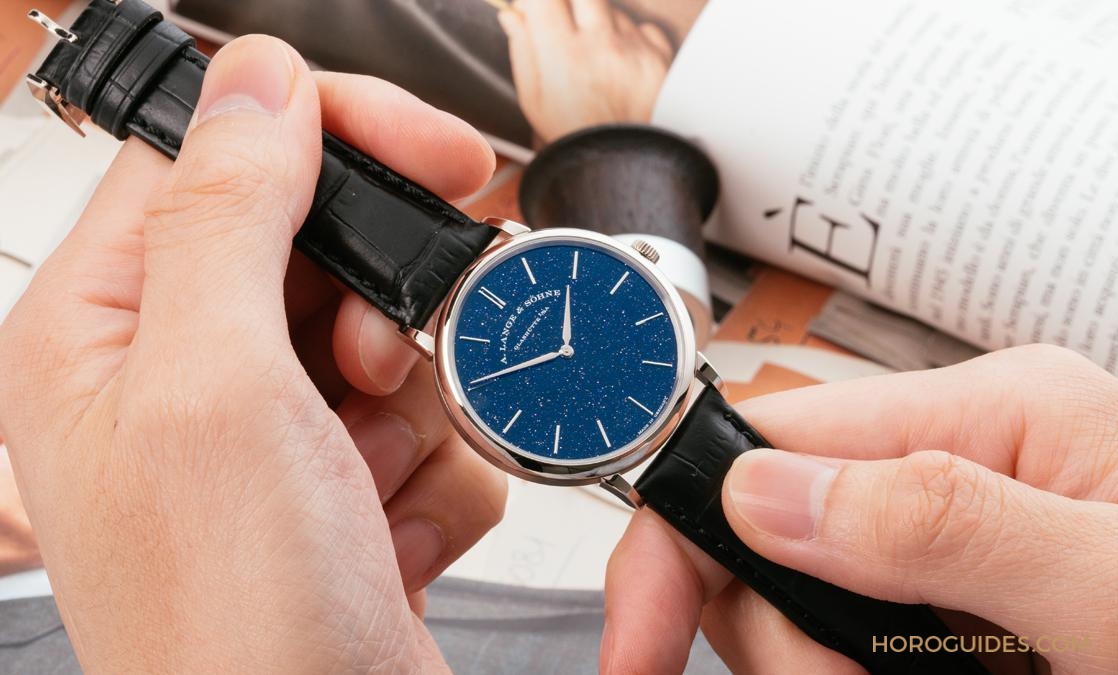 A. LANGE & SÖHNE - 屬於務實派的浪漫 朗格Saxonia Thin Blue腕錶
