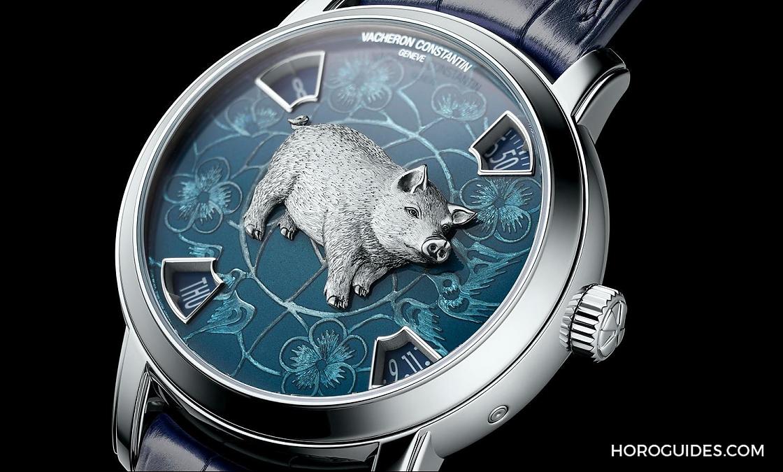 VACHERON CONSTANTIN - 江詩丹頓豬年生肖錶，大師金雕與琺瑯錶盤的結合