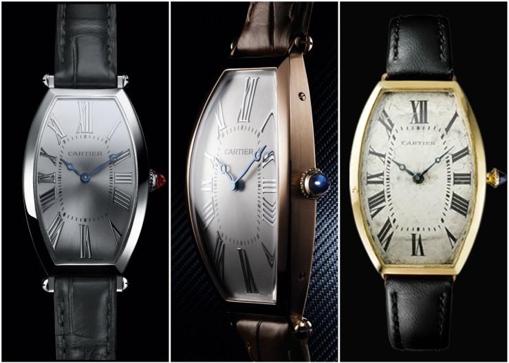 Pre-SIHH 2019 卡地亞Tonneau時分顯示腕錶再現經典酒桶