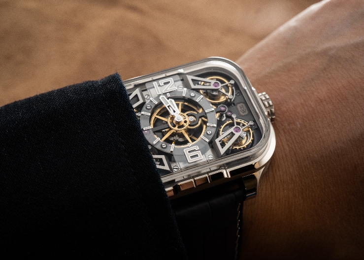 上手 ! Harry Winston 四陀飛輪腕錶 Histoire de Tourbillon 10 號腕錶