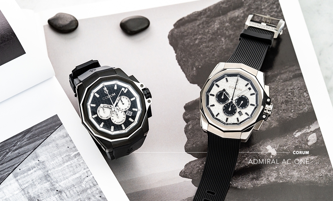 CORUM - 現代海軍風範，Admiral AC-One三眼計時腕錶的細膩豪情