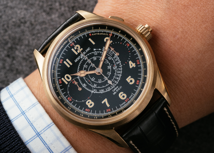 MONTBLANC 超值追針計時碼錶-1858 Split Second Chronograph