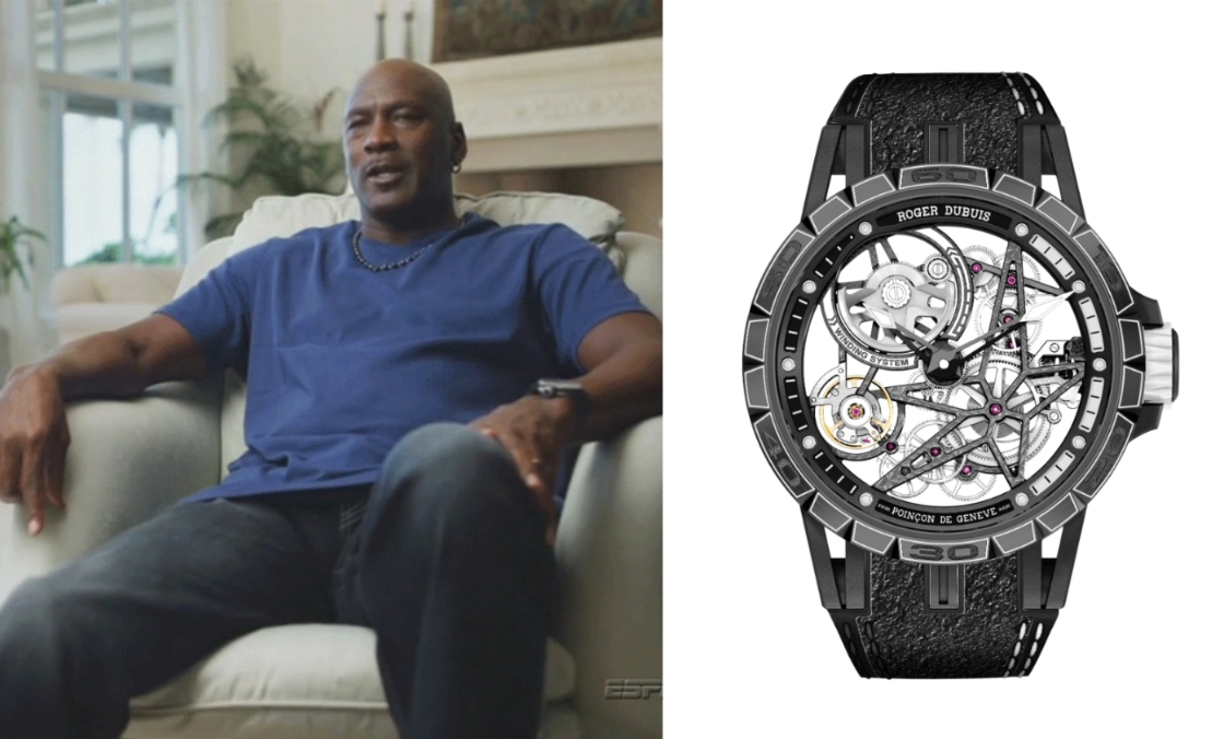 ROLEX - [名人錶盒] 回憶人生的感人時刻，Michael Jordan戴了Roger Dubuis Excalibur Spider Pirelli 