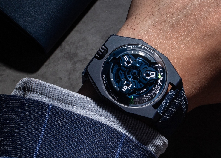 藍色星球之夢|URWERK UR-100V Blue Planet限量腕錶