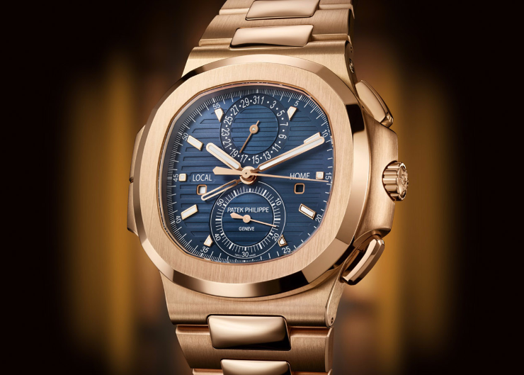 藍面新風貌 百達翡麗PATEK PHILIPPE金鷹系列兩地時間計時碼錶5990/1R-001