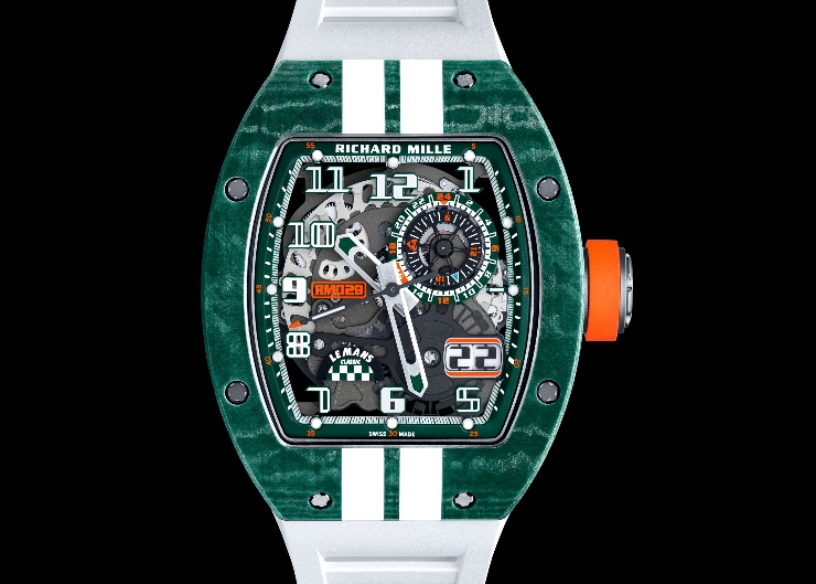 以賽事識別配色入作!第八款Richard Mille RM 029利曼經典賽腕錶亮相