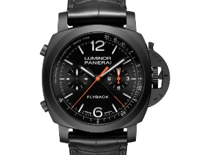 黑陶瓷、分秒計時中置，型格技術兼備｜Panerai Luminor飛返計時陶瓷腕錶44毫米-PAM01298