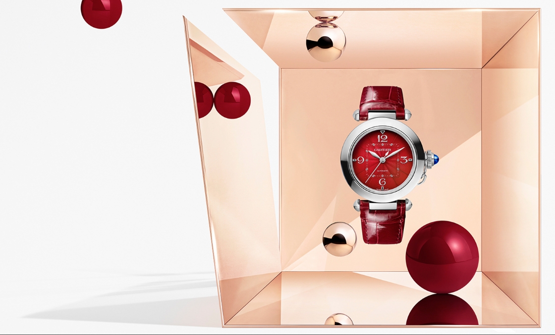 CARTIER - 新春賀歲，單次發行！Pasha de Cartier腕錶經典紅、香檳金面盤限定上市
