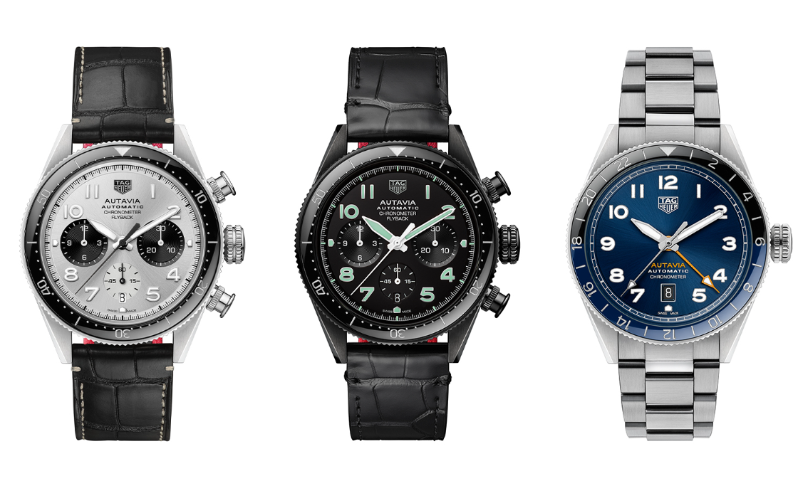 TAG HEUER - 泰格豪雅慶祝Autavia 60週年！Autavia系列首款飛返計時腕錶與三針GMT雙時區腕錶