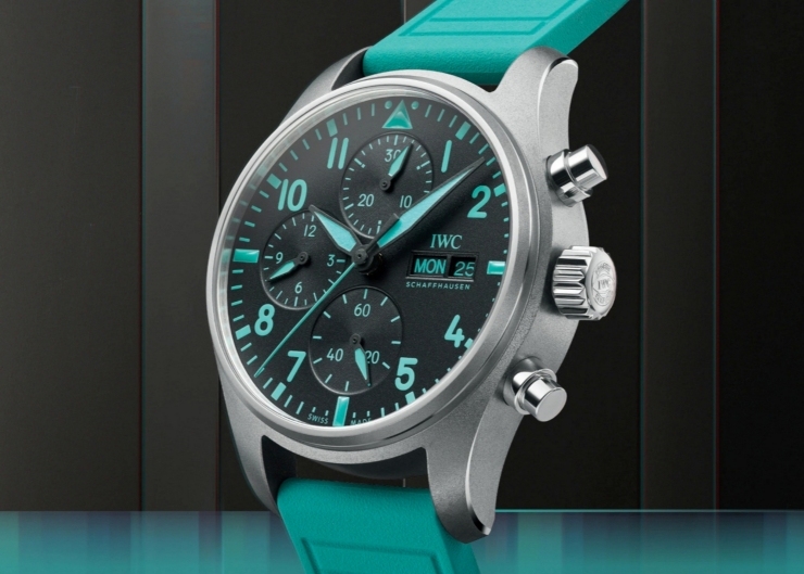 IWC第一款F1車隊官方時計,Mercedes-AMG馬石油綠色亮眼上手