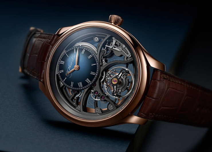 賀高登鐘錶50週年!H. Moser & Cie.勇創者圓柱陀飛輪鏤空紀念腕錶限量發行