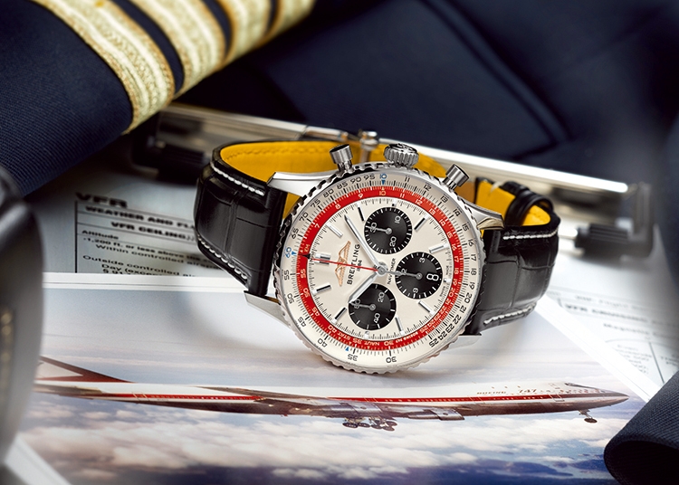 頌揚原始巨無霸噴射機,BREITLING Navitimer B01「波音747限量版」