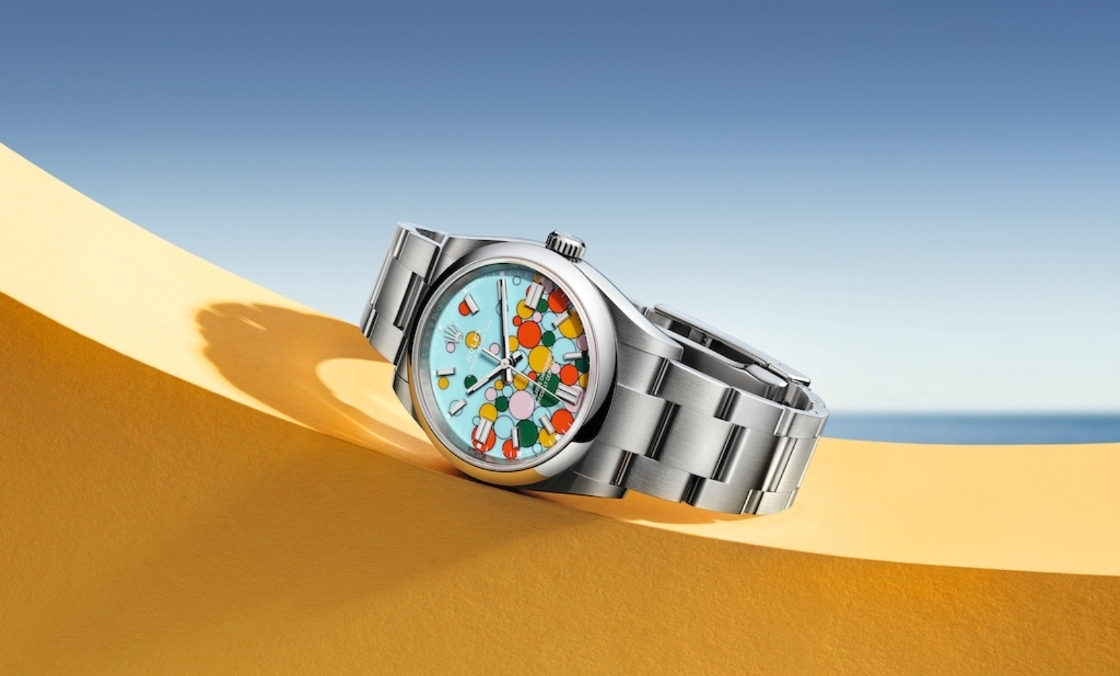 ROLEX - OYSTER PERPETUAL - 124300-0008 - 錶盤上的活力慶典|ROLEX Oyster Perpetual