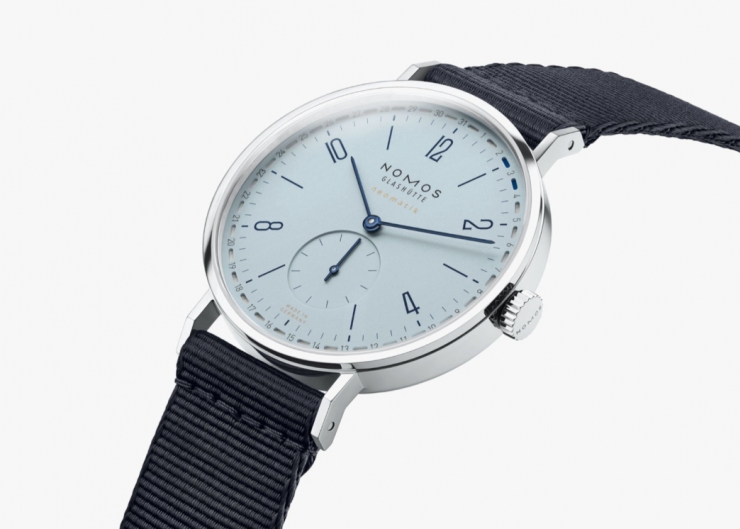 NOMOS也推冰藍面 !   TANGENTE NEOMATIK UPDATE 41 WEMPE 特別版