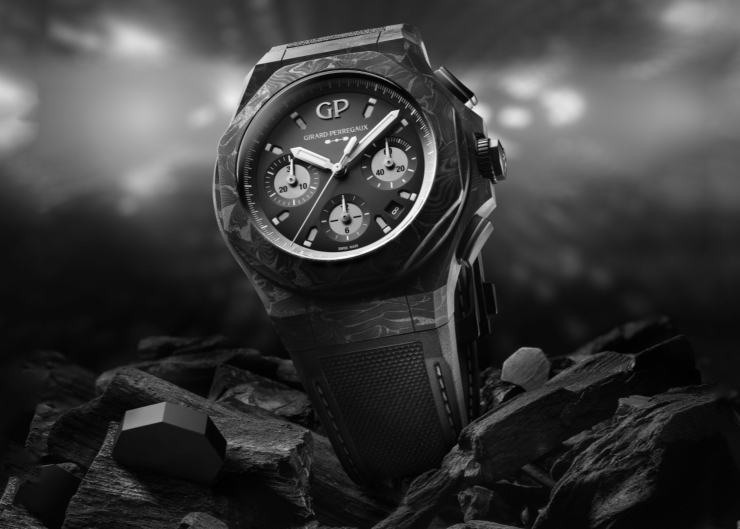 令人驚「碳」 創新複合材質新錶登場｜GP Laureato Absolute Chronograph 8Tech