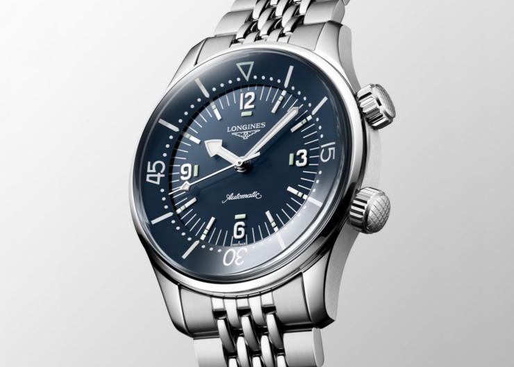 LONGINES浪琴表Legend Diver Watch 39mm,無日期的復古詮釋