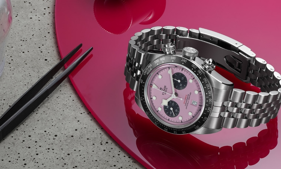TUDOR - 顛覆傳統的粉紅熊貓！帝舵表TUDOR 發表Black Bay Chrono 'Pink'粉紅錶盤計時碼錶