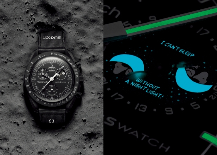 SWATCH黑化版Snoopy現身！Misson to the Moonphase 「New Moon」將於4月8日正式開賣