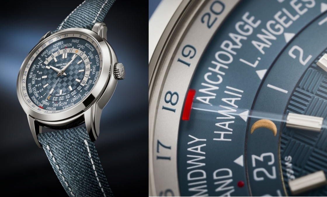 PATEK PHILIPPE - 首創日期顯示與當地時間同步，新一代世界時間腕錶｜PATEK PHILIPPE Ref. 5330G-001藍灰面