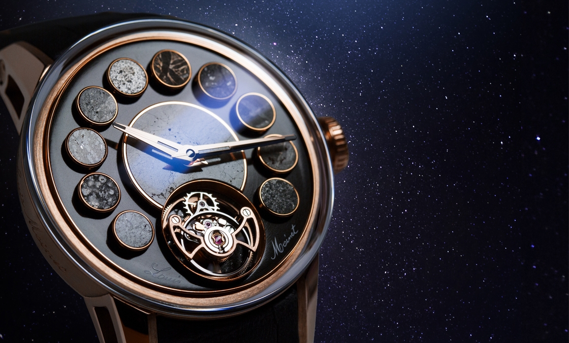 Louis Moinet - 史上運用最多種隕石的腕錶現身SHH台北101頂級鐘錶概念店｜Louis Moinet拾集隕石碎片的浪漫而來