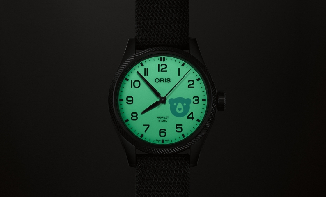 ORIS - PROPILOT - 01 400 7803 4781-Set - 夜光小熊悄然現身!ORIS全新Hölstein Edition 2025登場