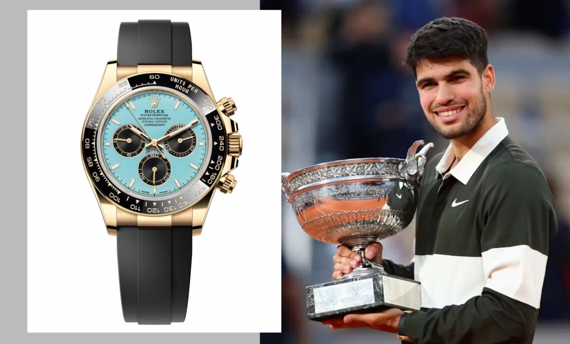 ROLEX - COSMOGRAPH DAYTONA - 126518LN-0014 - Carlos Alcaraz法網封王,腕間勞力士見證榮耀