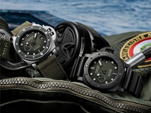 軍事本色，與義大利海軍航空隊同行｜PANERAI Submersible Marina Militare系列PAM01697、PAM01698