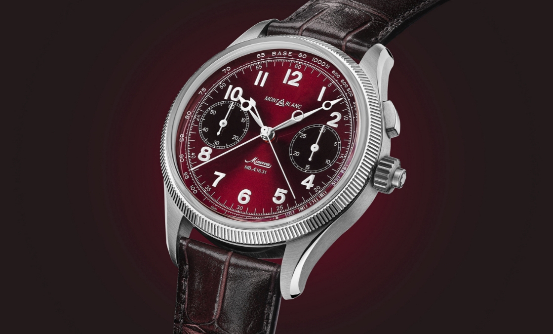 MONTBLANC - 1858 - 134029 - 向1930年代Minerva軍用計時經典致敬|Montblanc 1858追針計時腕錶限量版100