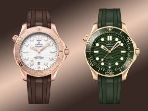 奢華潛水四重奏！OMEGA Seamaster海馬潛水300米系列貴金屬新款列陣