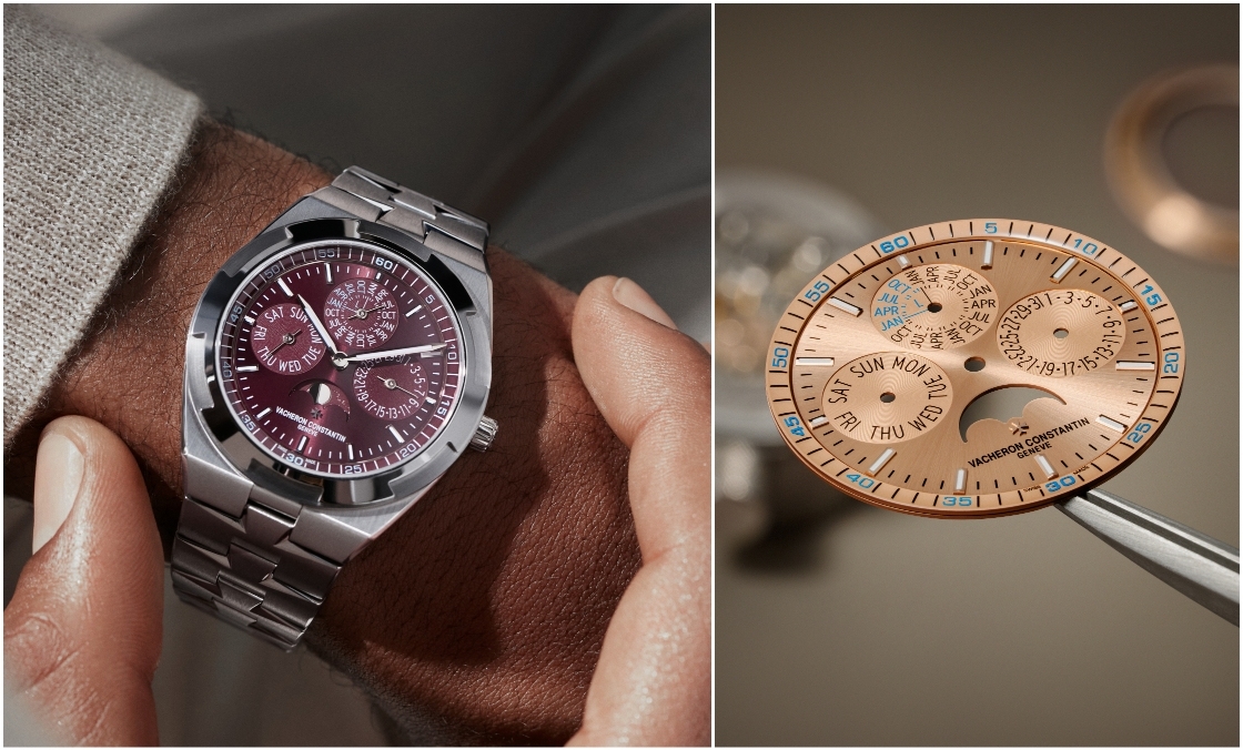 VACHERON CONSTANTIN - OVERSEAS - 4300V/220G-H151 - 驚喜新色雙雙上陣！江詩丹頓Overseas超薄萬年曆推出全粉紅金款及白金勃艮第紅面新款