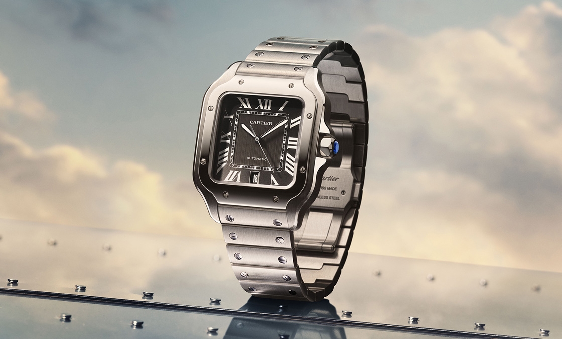 CARTIER - SANTOS DE CARITER - WSSA0089 - 微噴砂鈦金屬錶殼、導入夜光效果|Santos de Cartier大型款2025年新作