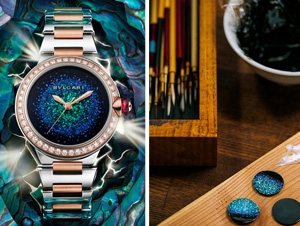 以日本螺鈿漆藝構築光之馬賽克｜BVLGARI Lvcea Notte Di Luce限量腕錶