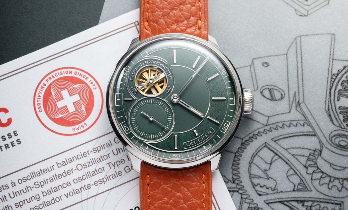 自然擒縱的當代傑作 Lederer CIC 39mm Racing Green