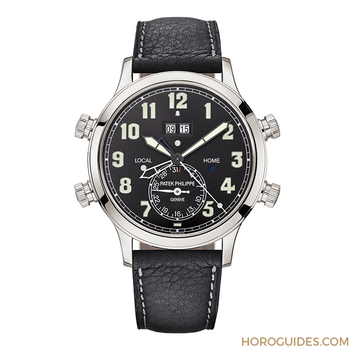 PATEK PHILIPPE - GRAND COMPLICATIONS - 5520P-001 - 最頂級的飛行錶! PP百達翡麗兩地時間響鬧腕錶 5520P