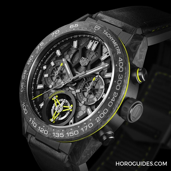 TAG HEUER - CARRERA - CAR5A8K.FT6172 - 劃時代碳游絲誕生 ! TAG Heuer Carrera Calibre Heuer 02T Tourbillon Nanograph