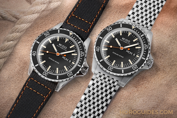 MIDO - OCEAN STAR - M026.830.11.041.00 - MIDO Ocean Star Tribute七十五週年紀念錶,地中海藍復古Tone