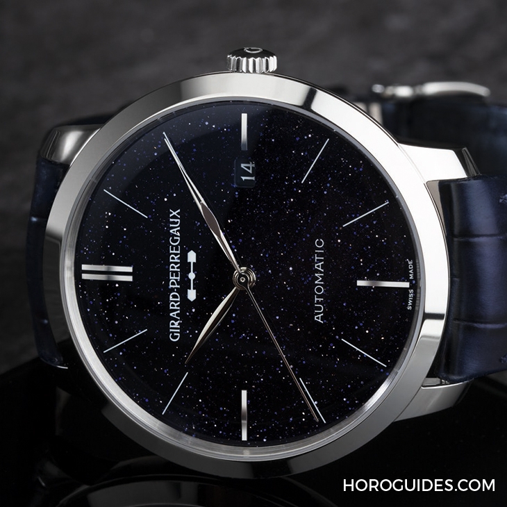 GIRARD-PERREGAUX - 1966 - 49555-52-431-BB4A - 來一場夢幻星空之旅|芝柏表1966 Orion全新砂金石錶盤