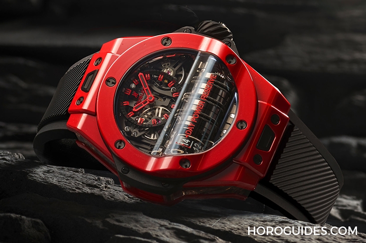 HUBLOT - BIG BANG - 911.CF.0113.RX - 紅陶瓷流淌熾熱激情|HUBLOT宇舶Big Bang MP-11 Red Magic