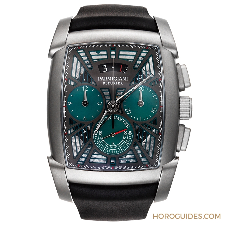 PARMIGIANI FLEURIER - KALPA - PFC193-3044100-X01442 - 少見酒桶形計時機芯|PARMIGIANI FLEURIER Kalpa鈦金屬計時碼錶