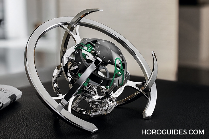 MB&F - CO-CREATIONS - 再展星際之旅|MB&F星際探險家Starfleet Explorer座鐘