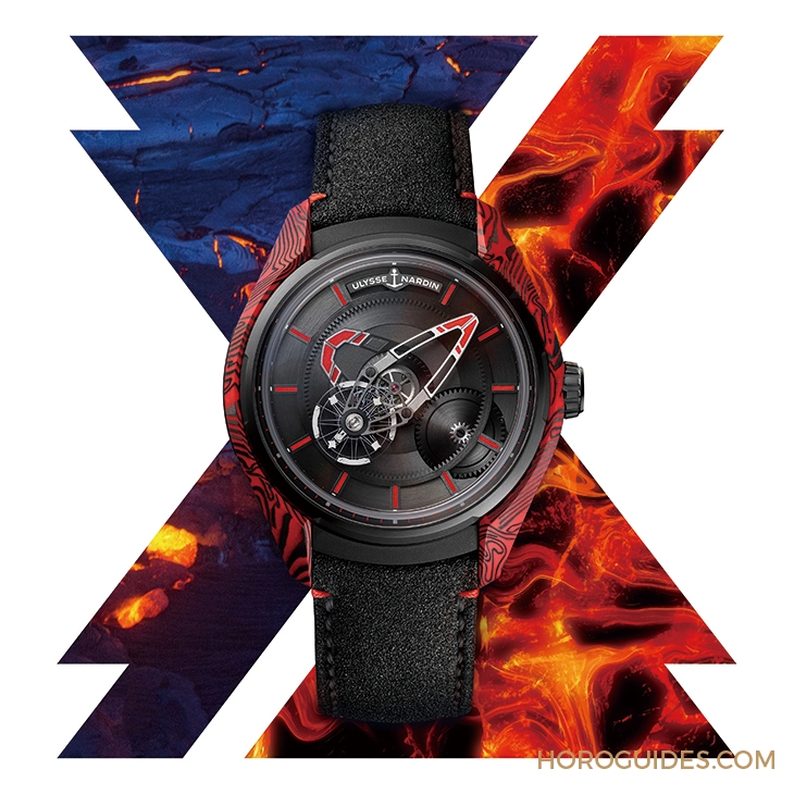 ULYSSE NARDIN - FREAK - 2303-270/MAGMA-BQ - 冰火交鋒 釋放躁動天性|雅典錶Freak X岩漿腕錶、冰川腕錶