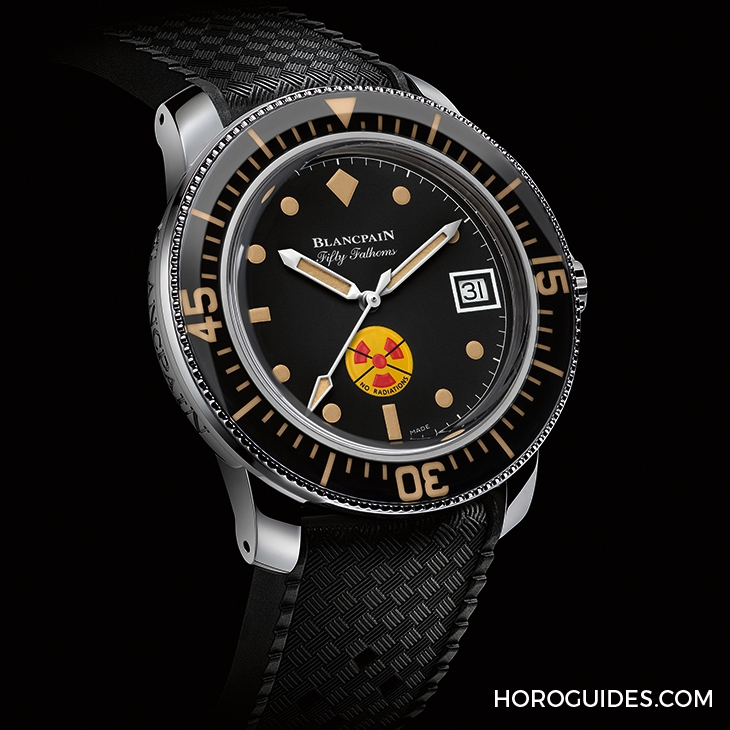 BLANCPAIN - FIFTY FATHOMS - 5008D-1130-B64A - 經典再現!BLANCPAIN發表Fifty Fathoms五十噚無輻射復刻版腕錶